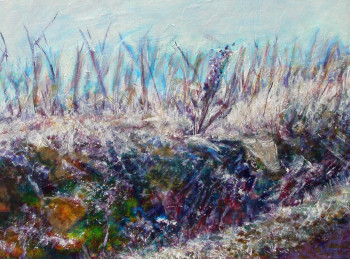 Named contemporary work « Frosted Vineyards I », Made by SBBOURSOT