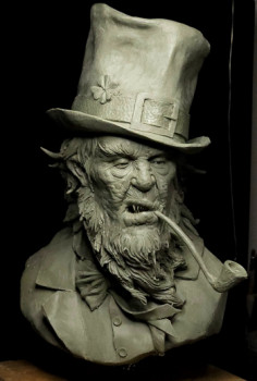 Named contemporary work « Leprechaun », Made by DIMAFRY