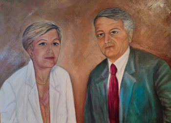 Named contemporary work « " Renée et Marc " », Made by MARC DANCRE