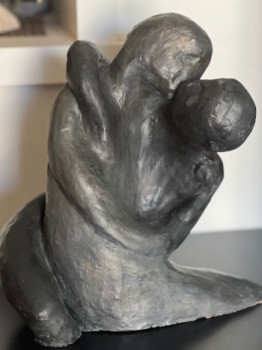 Named contemporary work « Le baiser », Made by PHILIPPE DARONDEAU