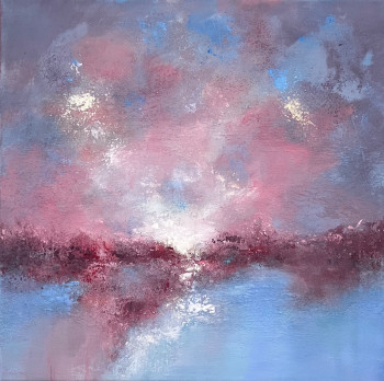 Named contemporary work « SERENITY 2 », Made by SANDRINE BELMONT