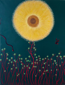 Named contemporary work « Tourne Soleil », Made by IZA HEBRARD