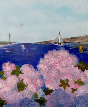 Named contemporary work « Avec vue sur la mer », Made by JOCELYNE FURST