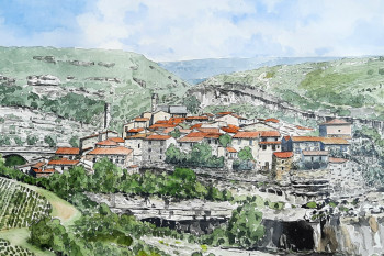 Named contemporary work « Minerve », Made by KIDAL