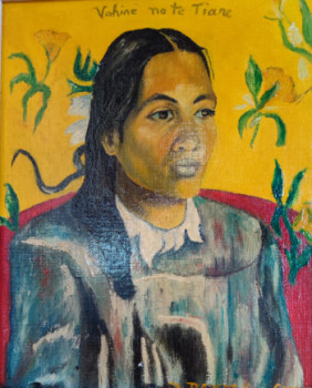 Named contemporary work « "Les femmes de Gauguin, III" », Made by MARC DANCRE