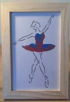 Named contemporary work « Danseuse n°4 », Made by CRéAWILL