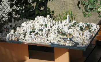 Named contemporary work « Alger la blanche », Made by SF