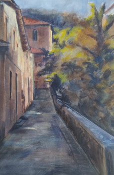 Named contemporary work « Callejón de Bergara.  Gipuzkoa. Spain », Made by DIANA ORBE