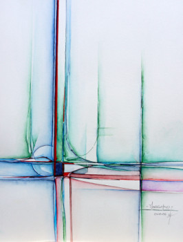 Named contemporary work « Morgenmond », Made by WAGNERGALERIE