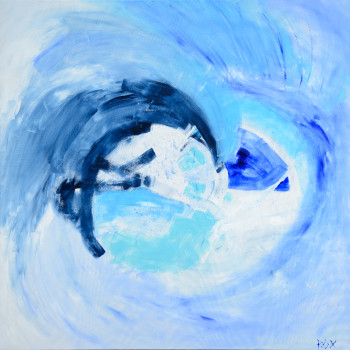 Named contemporary work « La Vague », Made by ROX