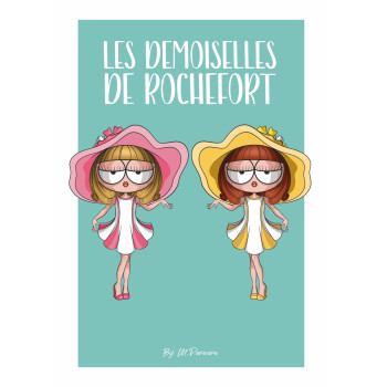 Named contemporary work « Les Demoiselles de Rochefort », Made by M.DARNERE ILLUSTRATION