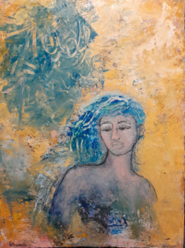 Named contemporary work « La femme des nues », Made by NSTRASEELE