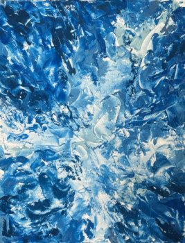 Named contemporary work « Blue », Made by ADA