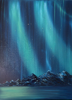 Named contemporary work « Northen Lights », Made by NORTHEN LIGHTS