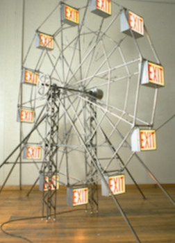 Named contemporary work « Exit  Ferris Wheel », Made by GWEN GéRARD