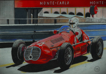 Named contemporary work « Le Grand Prix historique de Monaco », Made by PIRDESSINS