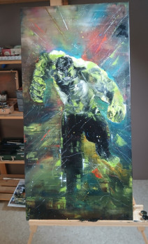 Named contemporary work « Hulk », Made by GAEL BOITIAUX