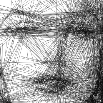 Named contemporary work « Marilyn Out Of Lines », Made by ERIN-DURIEU