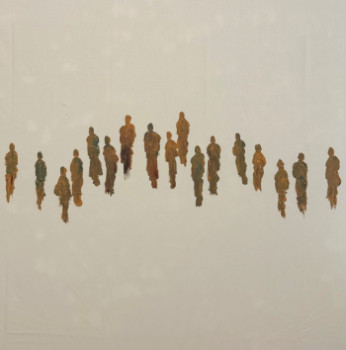 Named contemporary work « Migration 2.0 », Made by KARIM RHRICH