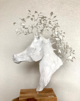 Named contemporary work « Equus Sylvestris », Made by LAU BARBAUX