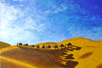 Named contemporary work « La caravane », Made by MICHEL PARIENTE