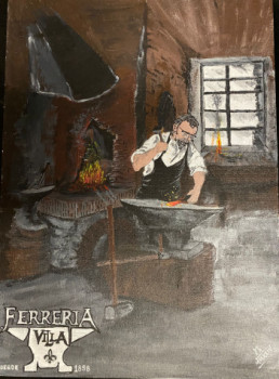 Named contemporary work « Ferreria desde 1858 (vendido) », Made by ANTONIO CERON