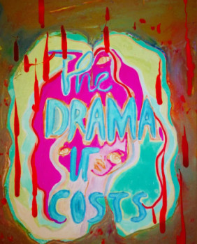 Named contemporary work « THE DRAMA IT COSTS », Made by EYSEE