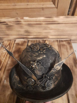 Named contemporary work « Chapeau steampunk », Made by JO EMY CRéATION