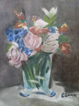 Named contemporary work « Petit bouquet champêtre », Made by CLAIRE LEWIS