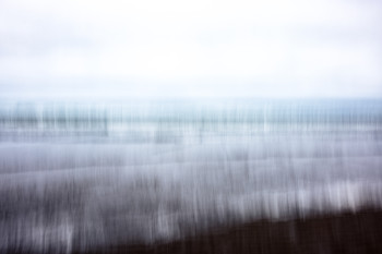 Named contemporary work « Blurry sea I », Made by CARMEN LAZARESCU