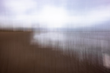 Named contemporary work « Blurry sea III », Made by CARMEN LAZARESCU