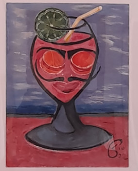 Named contemporary work « COCKTAIL », Made by JOSé GARCIA