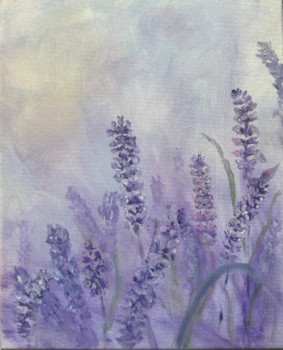 Named contemporary work « Lavender », Made by OLEKSANDRA HORSCROFT