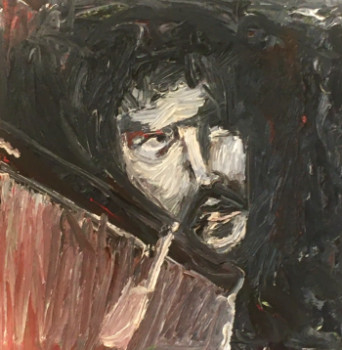 Named contemporary work « JOHN BONHAM », Made by CHRISTOPHE LE BIHAN