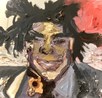 Named contemporary work « JEAN-MICHEL BASQUIAT », Made by CHRISTOPHE LE BIHAN