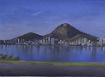 Named contemporary work « Lagoa Rodrigo de Freitas  RJ », Made by LEOMARIANO