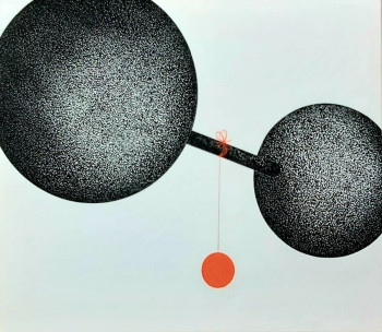 Named contemporary work « "Pendule 1" », Made by ROLAND DE LATTRE