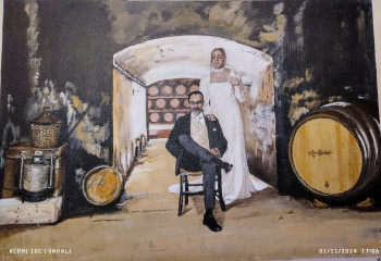 Named contemporary work « Boda Carlos Villa (vendido) », Made by ANTONIO CERON