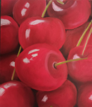 Named contemporary work « Les cerises », Made by GAëLLE DELIGNIERES