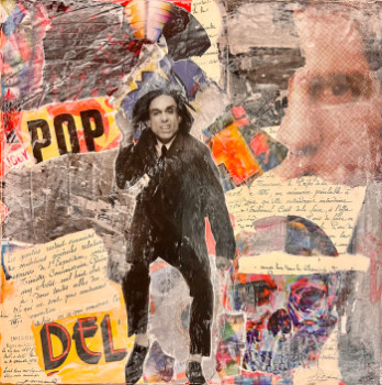 Named contemporary work « Iggy pop », Made by SANDRINE SERISIER