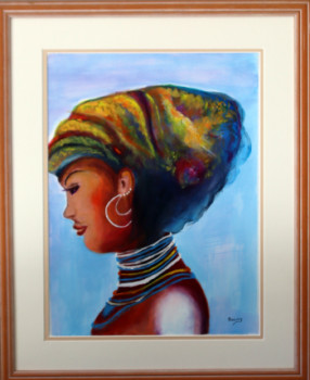 Named contemporary work « Le turban », Made by BOLHY