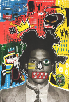 Named contemporary work « Basquiat », Made by MAADY