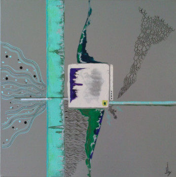 Named contemporary work « PLONGEON », Made by LIS LEV.