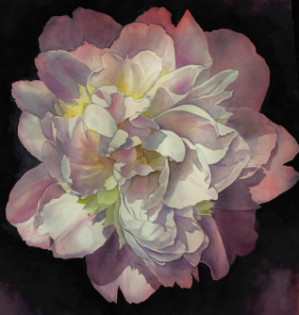 Named contemporary work « Pivoine », Made by JOELLE