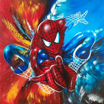 Named contemporary work « Stunning Spiderman », Made by ESTELLE BARBET