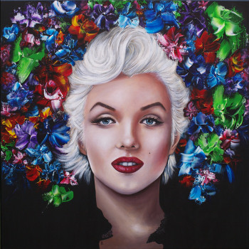 Named contemporary work « Marilyn forever », Made by ESTELLE BARBET