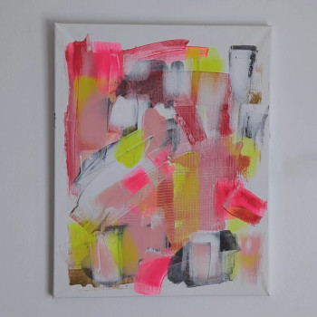 Named contemporary work « Peinture abstraite », Made by LYDIE PERRET