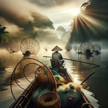 Named contemporary work « Série sur le Vietnam 1 », Made by ART DIGITAL VISUEL