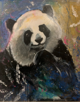 Named contemporary work « Panda », Made by JEAN -MARIE DENIEL