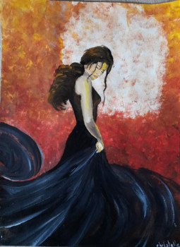 Named contemporary work « La danseuse camarguaise », Made by CHRISELLE DARET